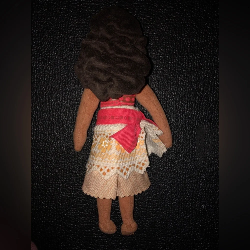 Disney Moana & Maui Plush Dolls Brown Green Pink